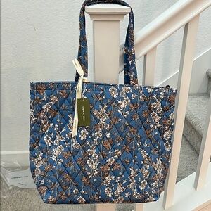 Vera Bradley Blue Floral Tote Bag
